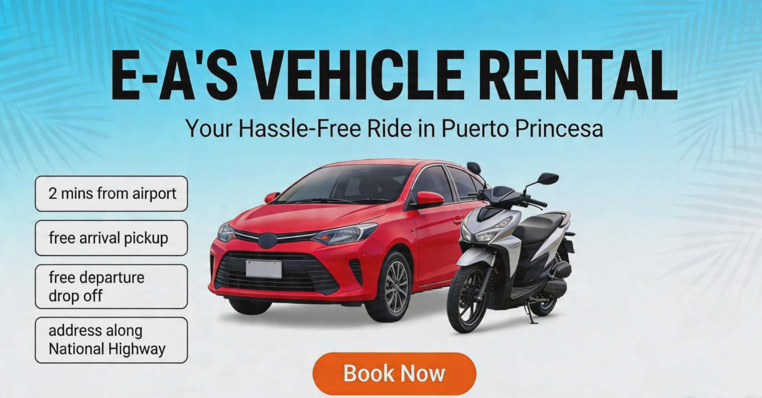 E-A'S VEHICLE RENTAL banner