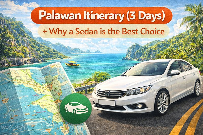 Palawan Itinerary (3 Days) + Why a Sedan is the Best Choice