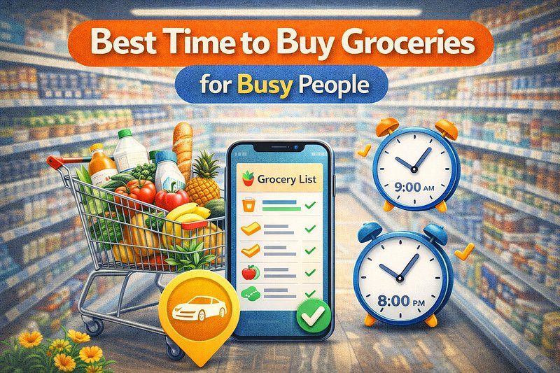 Best Time to Buy Groceries for Busy People